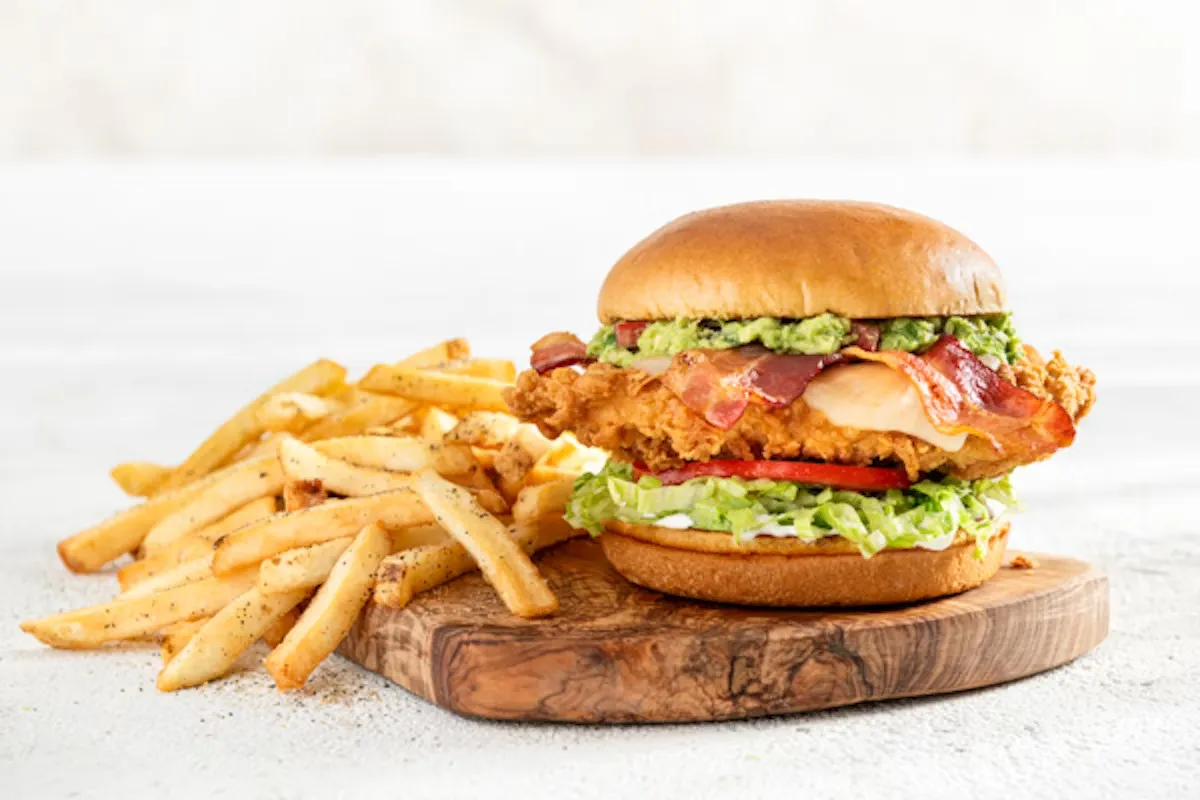 Bacon Guac Crispy Chicken Sandwich